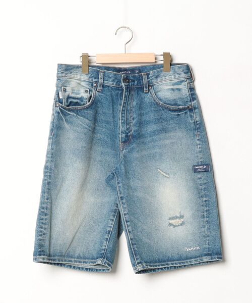 NAUTICA（ノーティカ） デニムハーフパンツ MEDIUM ネイビー メンズ 