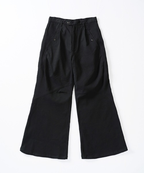 「Aphlotus」 チノパンツ MEDIUM ブラック メンズ_画像9