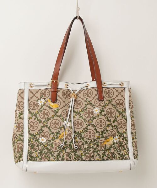 TORY BURCH（トリーバーチ） Tモノグラム ジャカード エンブロイダリー