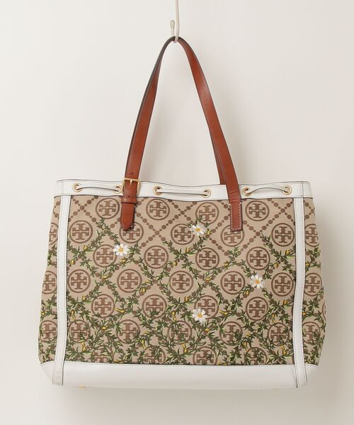 TORY BURCH（トリーバーチ） Tモノグラム ジャカード エンブロイダリー