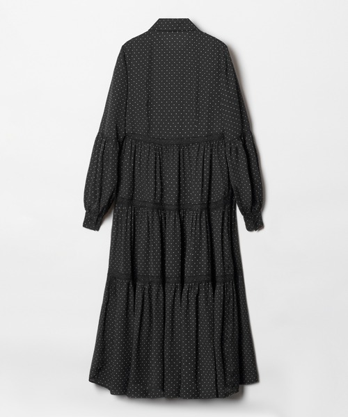 「LOULOU WILLOUGHBY」 長袖ワンピース 2 オフホワイト レディース_画像2