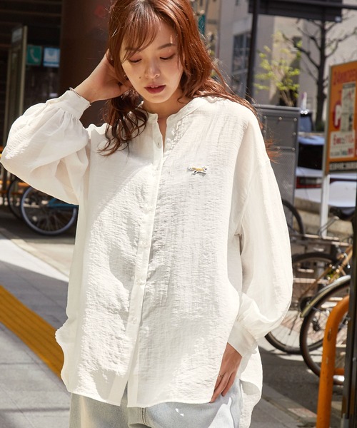 「PENNEYS」 長袖ブラウス FREE ブルー レディース_画像4