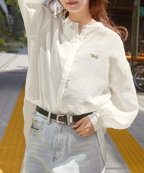「PENNEYS」 長袖ブラウス FREE ブルー レディース_画像5