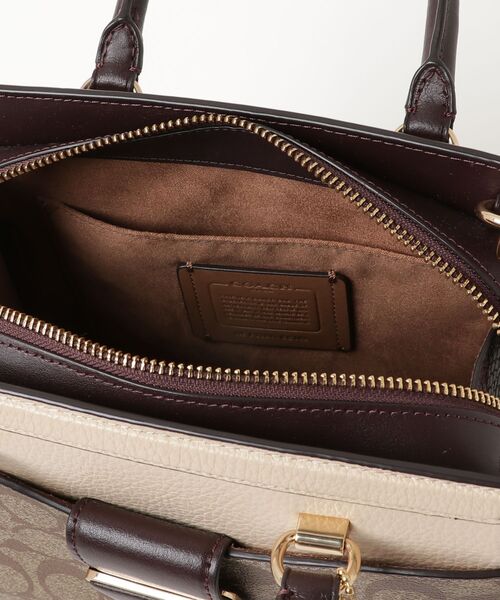 ♥️美品♥️COACH ♥️ベージュの2wayバッグ COACH（コーチ） 2WAYバッグ - ベージュ レディース : ZOZOTOWN Yahoo