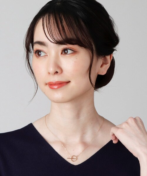 ネックレス K10マンテル ネックレス レディースの画像