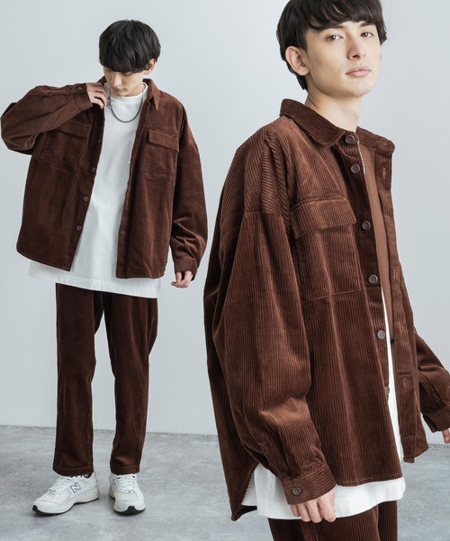 Rocky Monroe セットアップ コーデュロイCPOシャツビック
