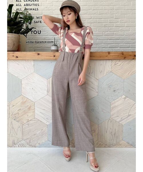 RESEXXY パンツ サスペンダー付ワイドパンツ : ZOZOTOWN Yahoo!店