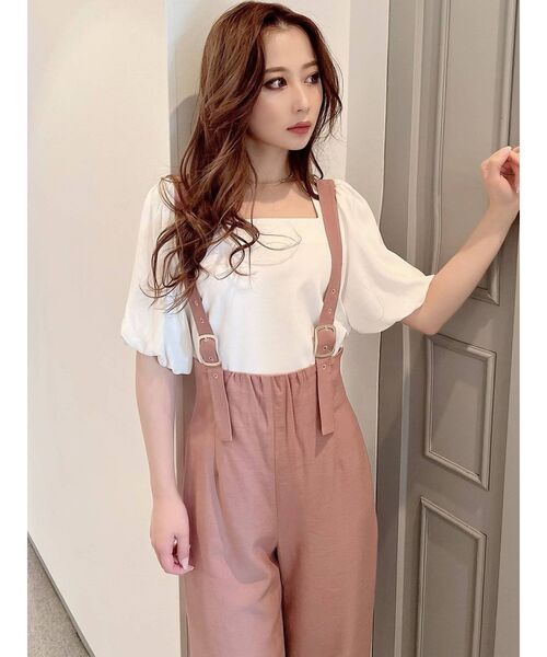 RESEXXY パンツ サスペンダー付ワイドパンツ : ZOZOTOWN Yahoo!店