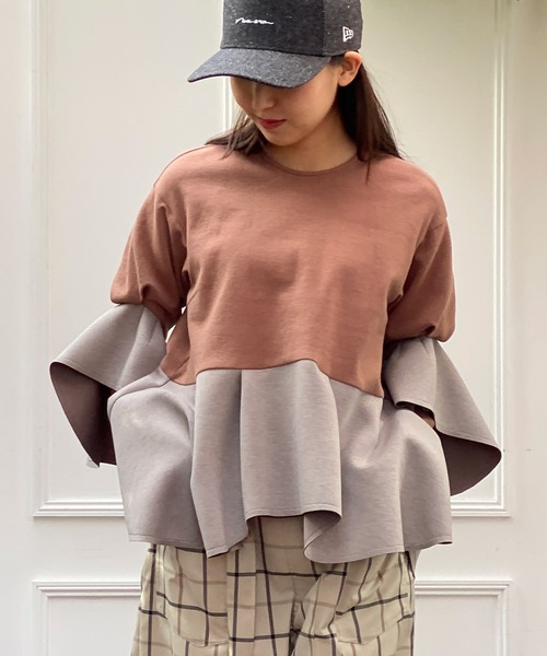 tシャツ ポンチフレアプルオーバー レディース