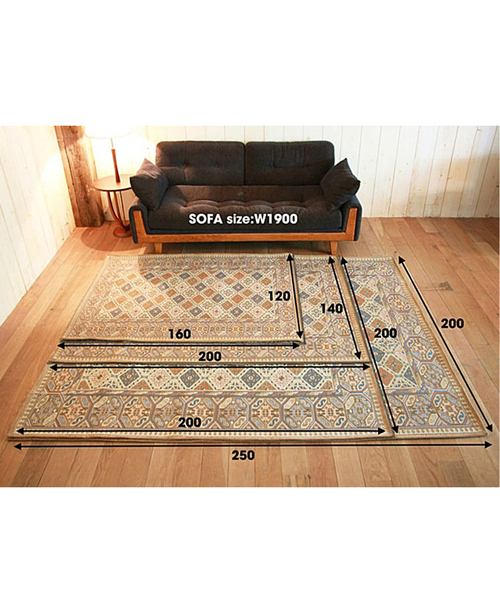 ジャーナルスタンダードファニチャー / SAFI RUG 140x200cm journal standard Furniture（ジャーナル スタンダード ファニチャー