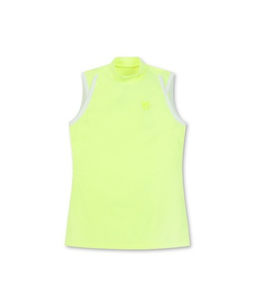 新品未使用品　WAAC レディース　ノースリーブモックネックTシャツ　XS 新品未使用品 WAAC レディース ノースリーブモックネックTシャツ