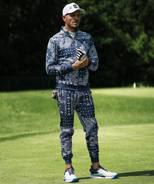 DIVINER GOLFペイズリー柄セットアップ DIVINER GOLF ゴルフ 「DIVINER GOLF」ペイズリースタンド