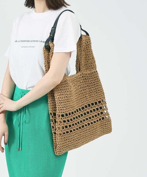 Soeur MEDIUM TOTE BAG/ ミディアムトートバッグ 2WAYタイプ soeur トートバッグ SOEUR/メッシュ2WAYトートBAG レディース