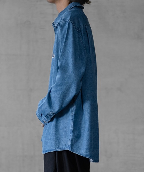 68&Bros デニムシャツ XL JOHN'S CLOSET シャツ 「a」6.5oz デニム/ツイル ワンポイント