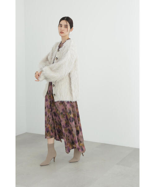 シャギーニットジャケット　ジルスチュアート ジル スチュアート JILL STUART シャギーニットジャケット