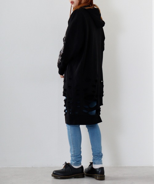 パーカー REGIEVO 袖刺繍ロングパーカー メンズ レディース | REGIEVO | 10