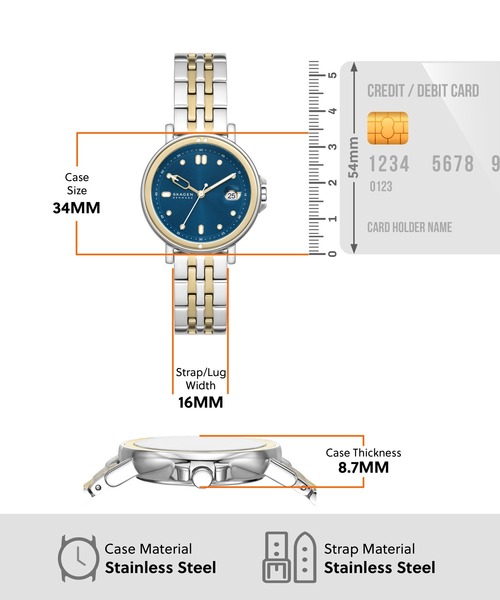 スカーゲン 腕時計 レディース SKW2974 Amazon.co.jp: [Skagen] 腕時計 AAREN NATURALS SKW2974