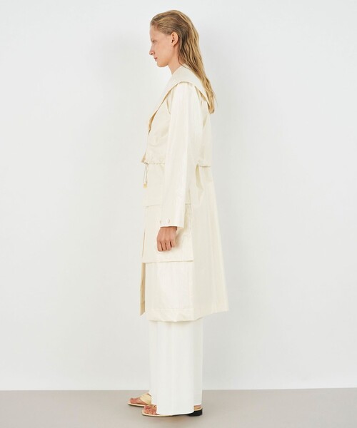 ★DES PRES★コート アウター ライトエクリュコーティング レイヤードコート レディース