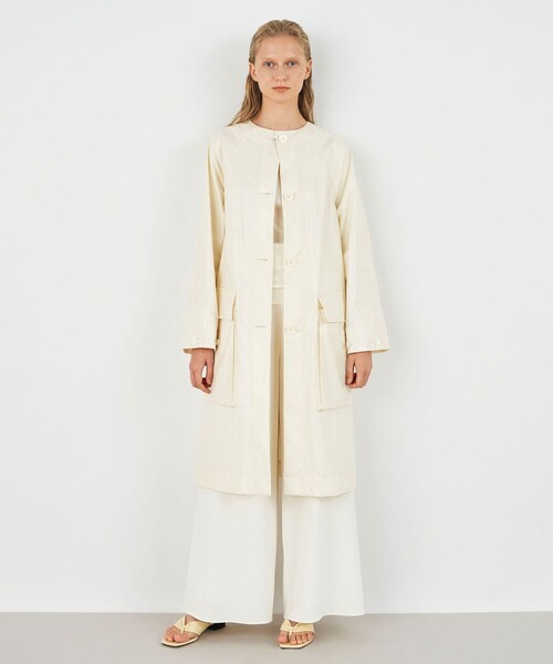 DES PRES（デプレ） コート アウター ライトエクリュコーティング