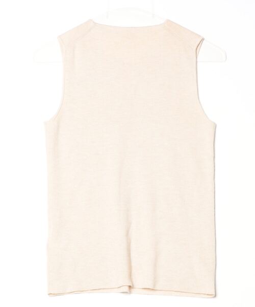 HERMÈS ベージュ ノースリーブシャツ