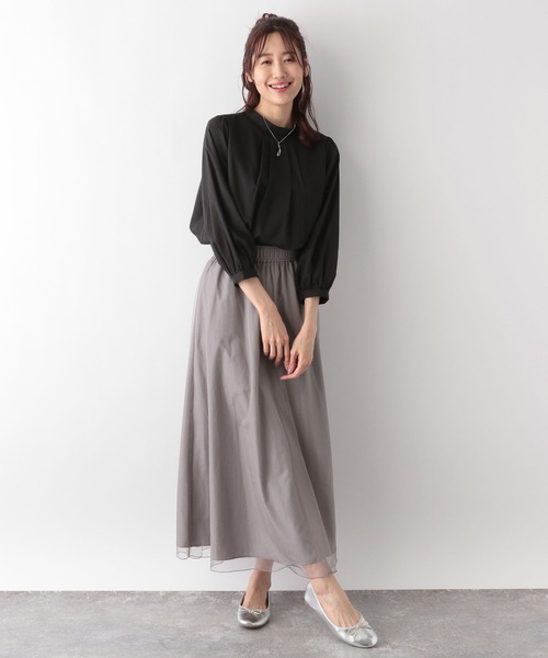 ブラウス シャツ 2WAYスタンドブラウス7分袖/MATINEE LINE/106622 レディース | GLOBAL WORK | 07
