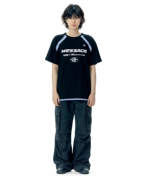 AMESーWORLDWIDE tシャツ A'GEM/9 × .kom 「AMES WORLDWIDE