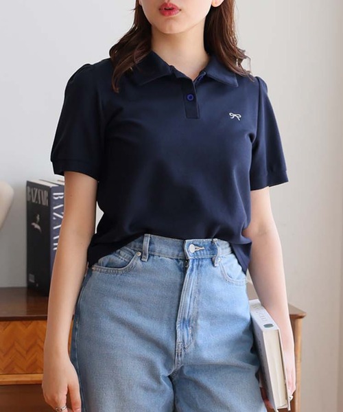 girlish 美品 ボンボリTシャツ VERYStore別注カラーネイビー Tシャツ(ネイビー) – Shizuka Kudo official goods store