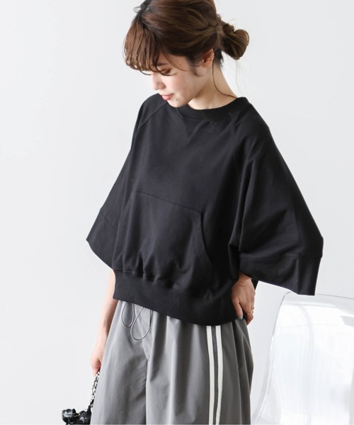 SUGAR BISKET tシャツ ラグランクロップド丈トップス レディース