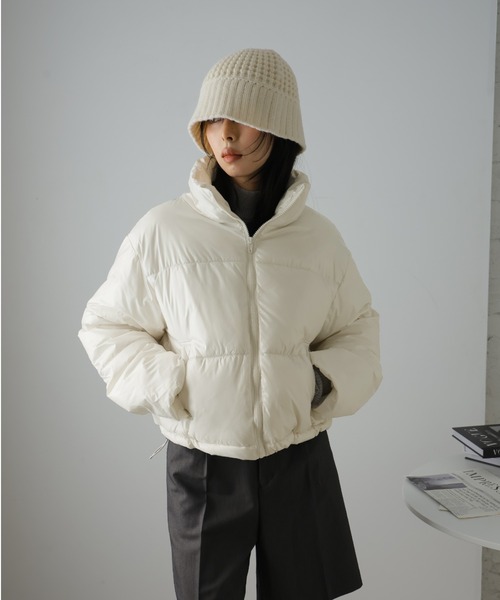 【新品タグ付き】LAZZY ゴルフ 中綿ジャケット レディース XS 白 冬用 ダウンコート ダウンジャケット メタリック中綿ダウン レディース