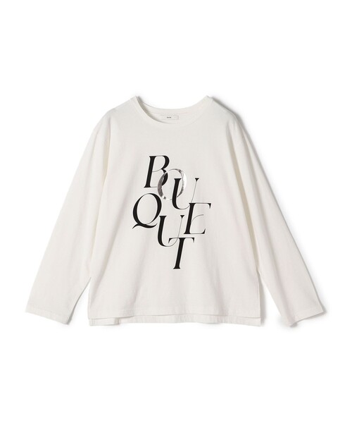 コットンロゴプリントロングスリーブTEE◆ SHIPS（シップス） tシャツ 「WEB限定」バリエーション ロゴ プリント