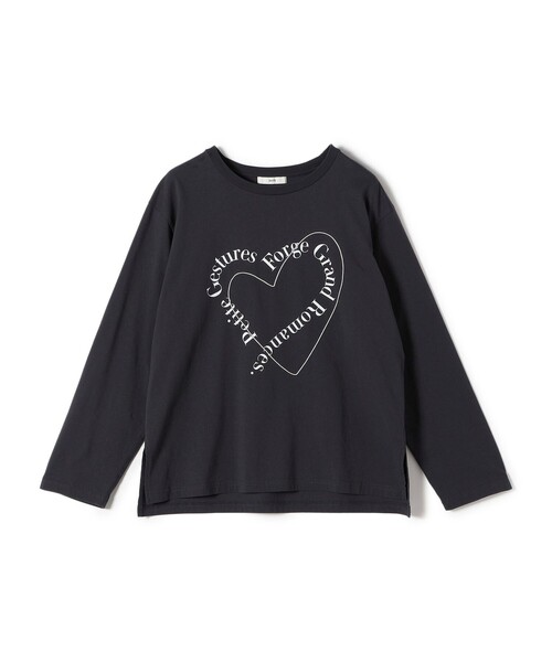 コットンロゴプリントロングスリーブTEE◆ SHIPS（シップス） tシャツ 「WEB限定」バリエーション ロゴ プリント