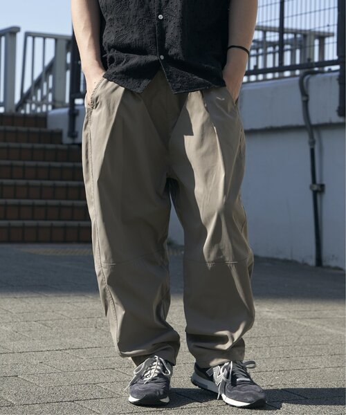 VENCE EXCHANGE パンツ ナチュラルストレッチバルーンパンツ メンズ