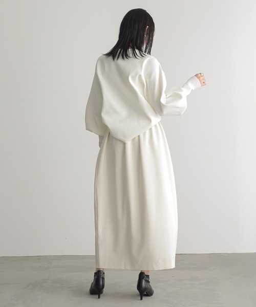 for/c（フォーシー） スカート 「セットアップ対応」変形タック