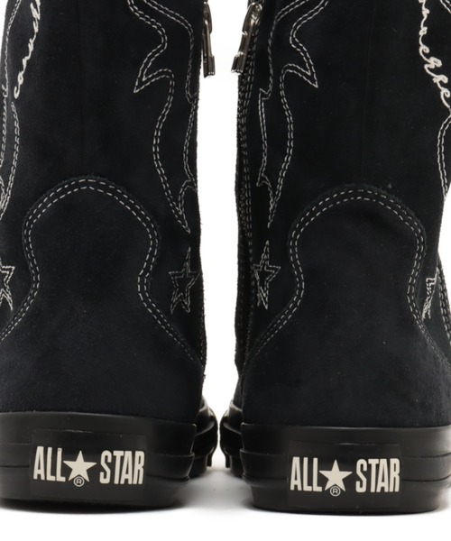 【人気商品】コンバース　ALL STAR ブラック ウエスタンロングブーツ notch.｜CONVERSE コンバース ALL STAR ウエスタンブーツ ST Z