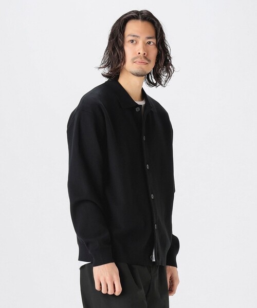 Beams カーディガン Mサイズ B:MING by BEAMS（ビーミング by ビームス）14ゲージ ハーフ