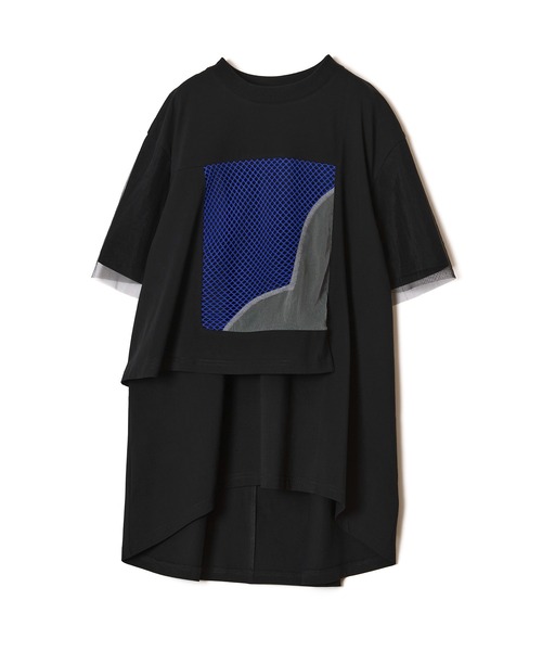 tシャツ メッシュコンビネーションTシャツ レディース