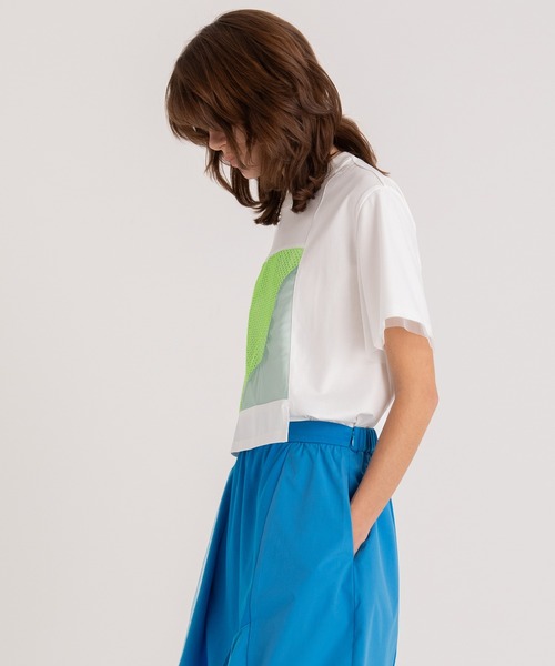AULA AILA（アウラ アイラ） tシャツ メッシュコンビネーションTシャツ