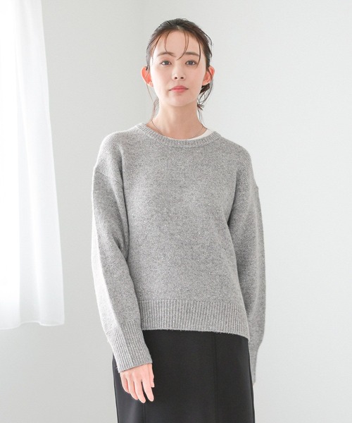 【未使用】 BOUSSOLE モヘヤ混 ウール ラメニット セーター　S GLOBAL WORK（グローバルワーク） ニット セーター スパンコール