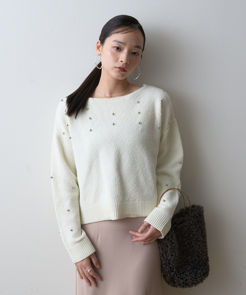 ROUGE VIF Sophie ニット セーター 「一部店舗限定」ビジューニット