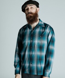 Schott N.Y.C シャツ Schott/ショット/OMBRE LS SHIRT/オンブレ