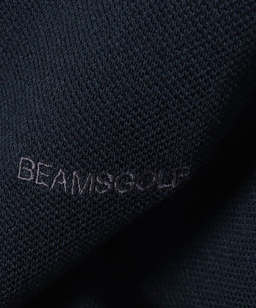 ポロシャツ ポロ PURPLE LABEL / 麻混 白襟 ニット レディース BEAMS GOLF ポロシャツ ポロ PURPLE LABEL / 麻混 白襟 ニット