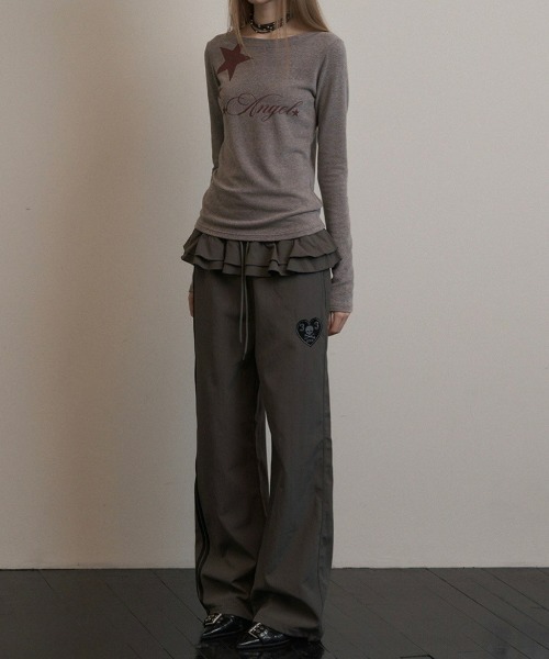 SETUPEXE tシャツ 「SETUP‐EXE」ANGEL BOATNECK TOP レディース