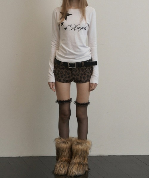 SETUPEXE tシャツ 「SETUP‐EXE」ANGEL BOATNECK TOP レディース
