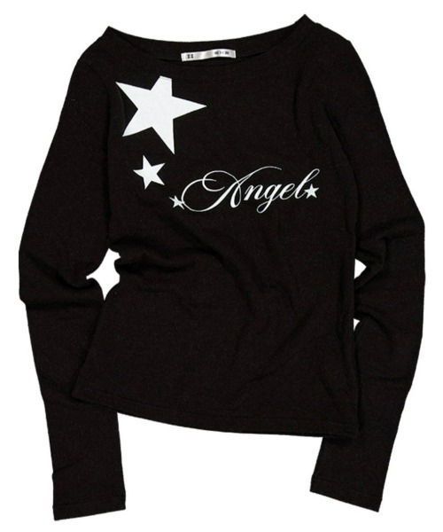 SETUPEXE tシャツ 「SETUP‐EXE」ANGEL BOATNECK TOP レディース