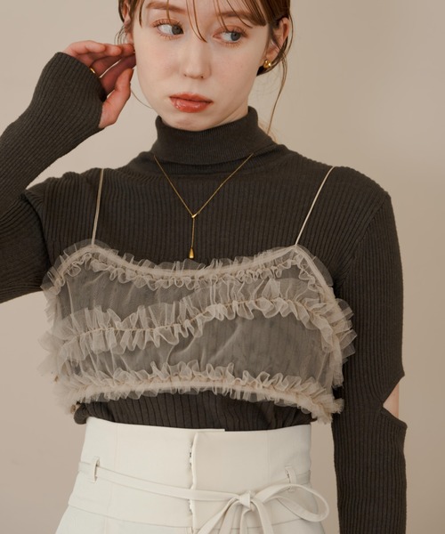 チュールフリルビスチェ レディース hinari チュールフリルビスチェ レディース : ZOZOTOWN Yahoo!店