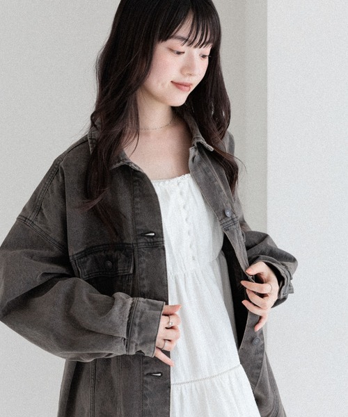 Heather（ヘザー） デニムジャケット gジャン Denim Middle Jacket