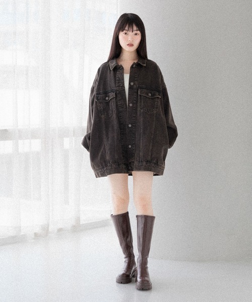 Heather（ヘザー） デニムジャケット gジャン Denim Middle Jacket