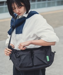 バッグ kiyo KiU（キウ） ショルダーバッグ ダブルポケット多機能ショルダーバッグ