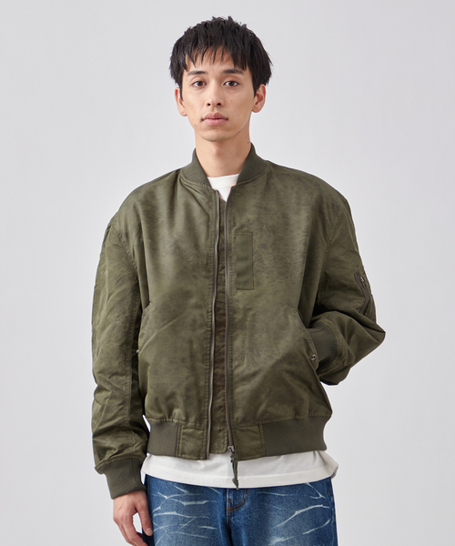 B.C STOCK ma1 ma-1 L-2B フライトジャケット メンズ : ZOZOTOWN