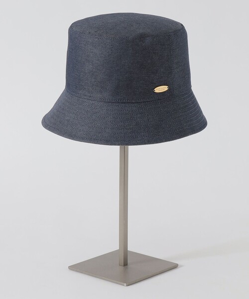 極美品 Blue Label Crestbridge リバーシブルバケットハット BLUE LABEL CRESTBRIDGE 帽子 ハット ツバ広バケットハット